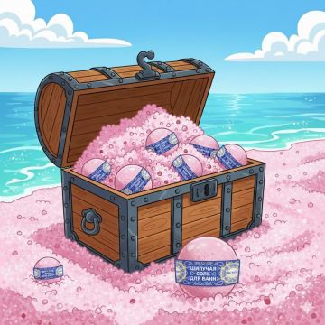Детская шипучая соль для ванн «бурлящий шар» с  игрушкой внутри и ароматом земляники. Арт. 10187